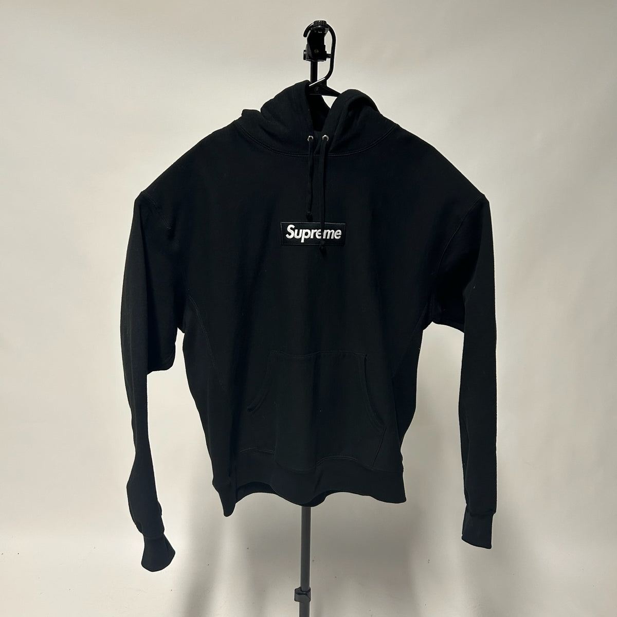 Supreme Box Logo Hooded Sweatshirt (FW24) Black *pre-owned* SIZE XXL