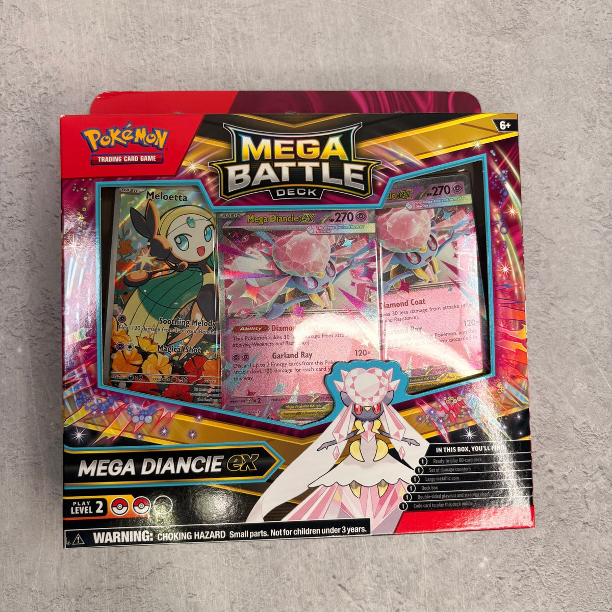 2025 Pokémon Mega Evolution Mega Diancie ex Metal Battle Deck - Kicks Collective PA - Pokemon - 2025-WJUHOAWI - Accessories - OS - Brand New