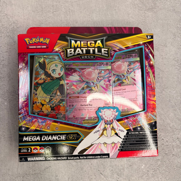 2025 Pokémon Mega Evolution Mega Diancie ex Metal Battle Deck - Kicks Collective PA - Pokemon - 2025-WJUHOAWI - Accessories - OS - Brand New