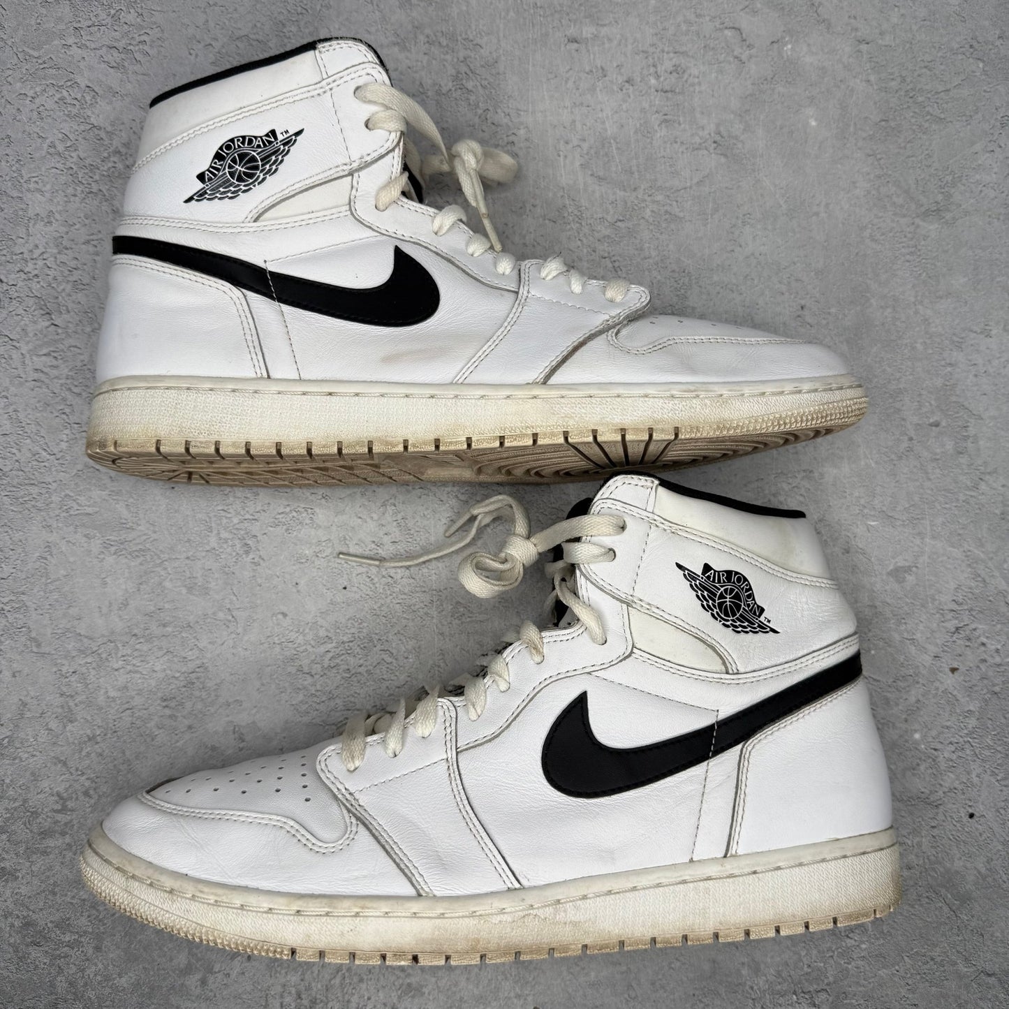 Jordan 1 Retro Yin Yang White *pre - owned* SIZE 13 - Kicks Collective PA - Jordan - 555088-102 - Men's Shoes - 13M/14.5W - Pre - Owned - No Box