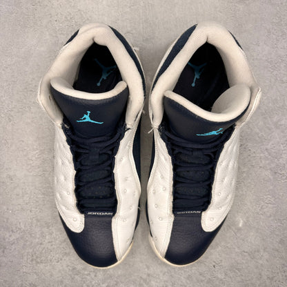 Jordan 13 Retro Obsidian Powder Blue White *pre - owned* SIZE 11 - Kicks Collective PA - Jordan - 414571-144 - Men's Shoes - 11M/12.5W - Pre - Owned - No Box