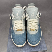 Jordan 4 Retro TEX Denim Worn Blue (Women's) *pre-owned* SIZE 9.5W