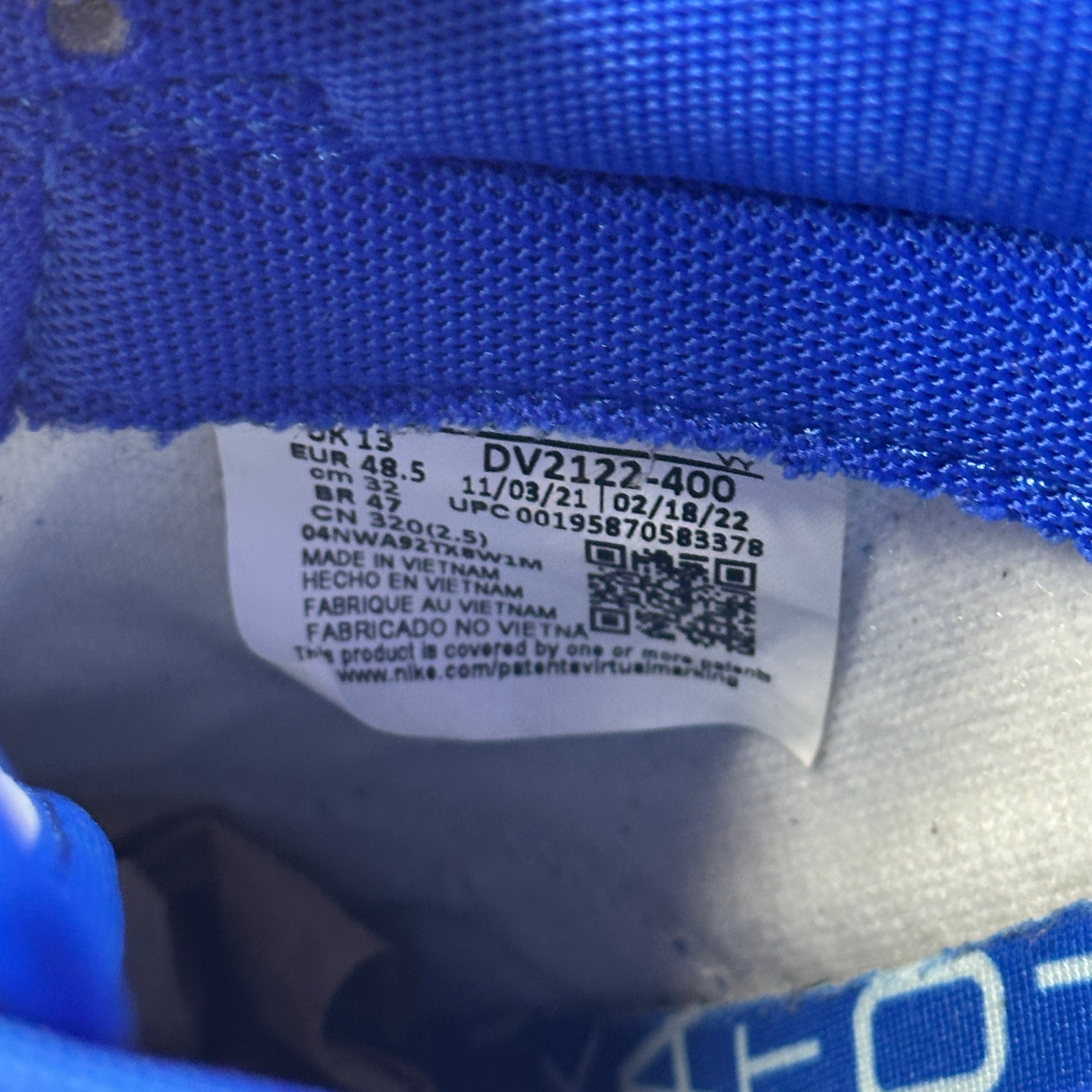 Nike Dunk Low Jackie Robinson *pre-owned* SIZE 14