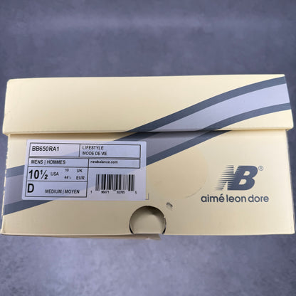 New Balance 650R Aime Leon Dore White Grey *pre-owned* SIZE 10.5