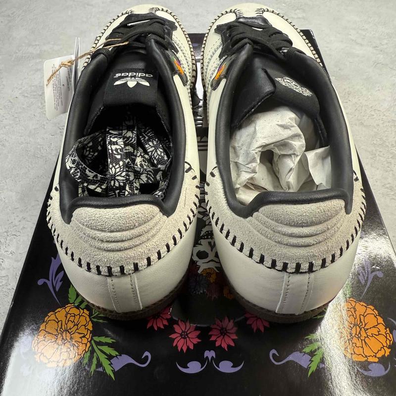 adidas Samba OG Día de Muertos Pack Off White - Kicks Collective PA - adidas - JI3931 - Men's Shoes - 10.5M/12W - Brand New - Original Box (Damaged)