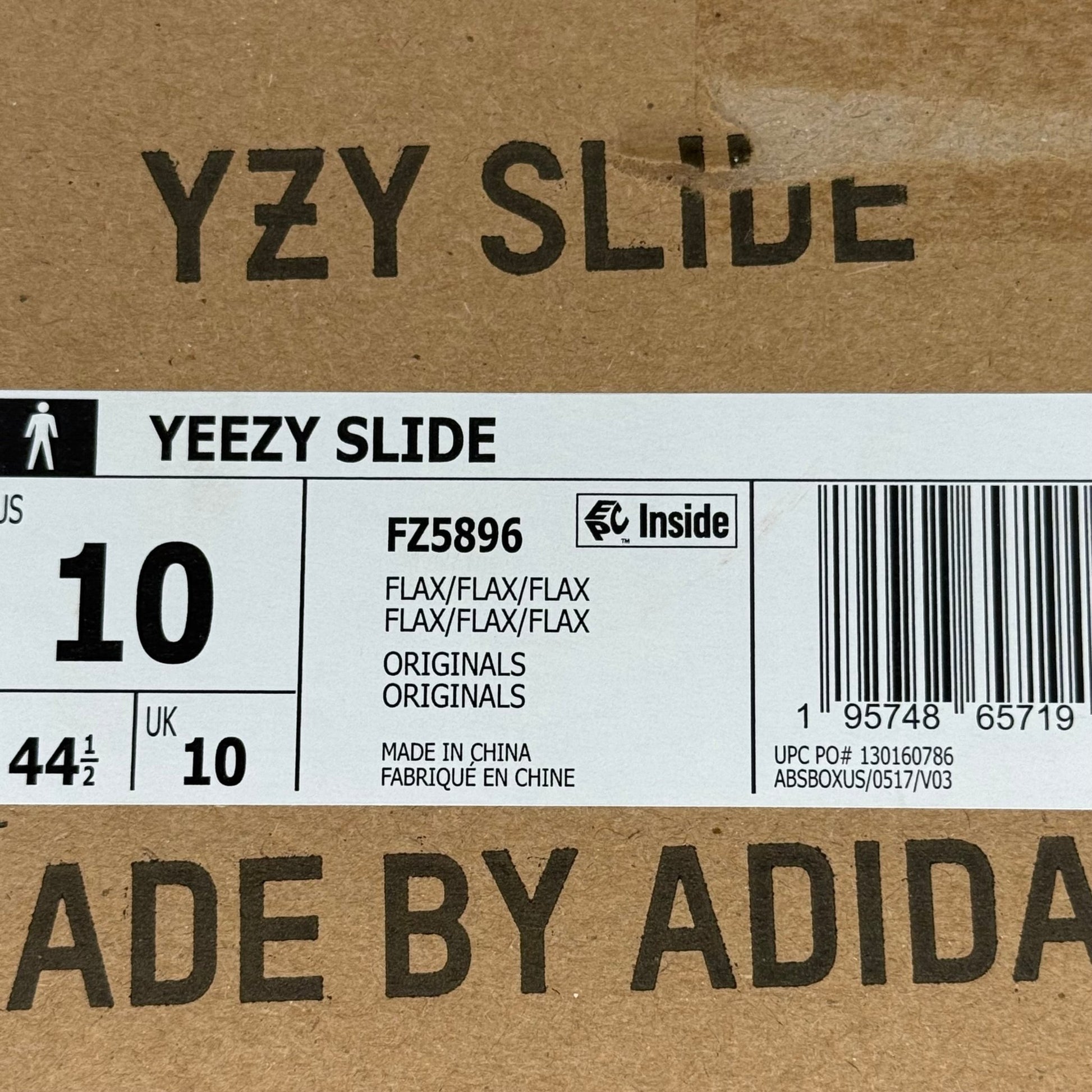 adidas Yeezy Slide Flax - Kicks Collective PA - adidas - FZ5896 - Men's Shoes - 10M/11.5W - Brand New