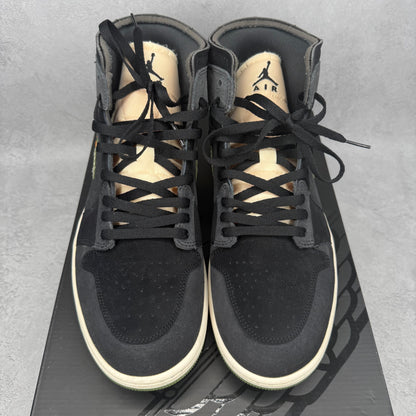 Jordan 1 Mid SE Craft Anthracite Light Olive *pre-owned* SIZE 13
