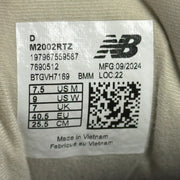 New Balance 2002R Black Beige Tan *pre-owned* SIZE 7.5