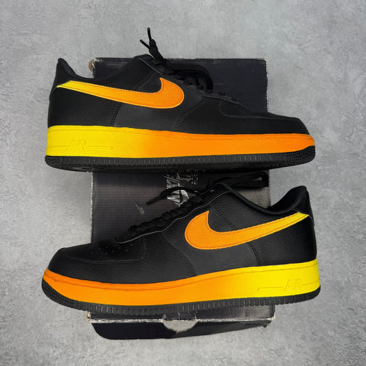 Nike Air Force 1 Low Black Yellow Orange *pre - owned* SIZE 11.5 - Kicks Collective PA - Nike - CJ0524-001 - Men's Shoes - 11.5M/13W - Pre - Owned