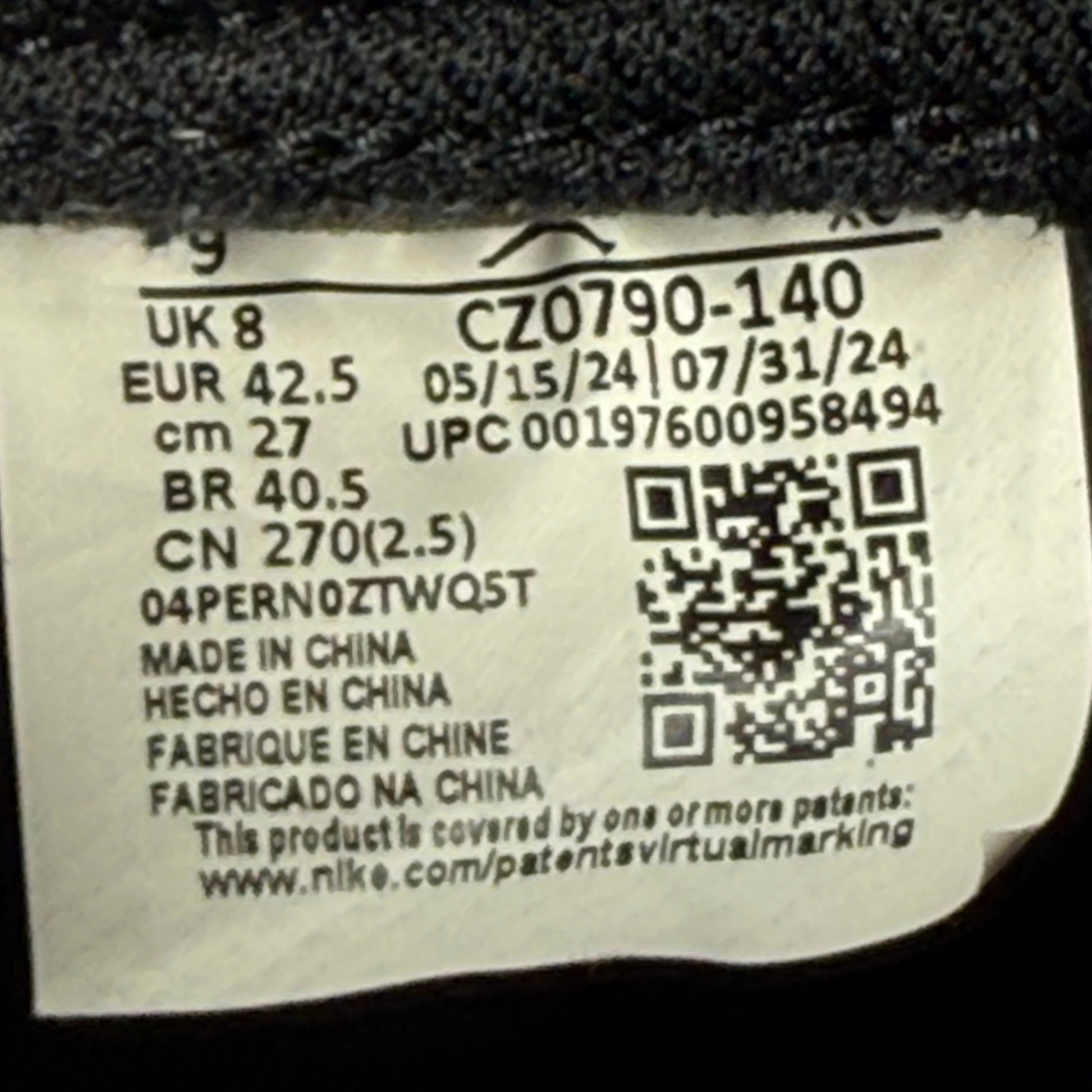 Jordan 1 Retro Low OG Game Royal *pre-owned* SIZE 9