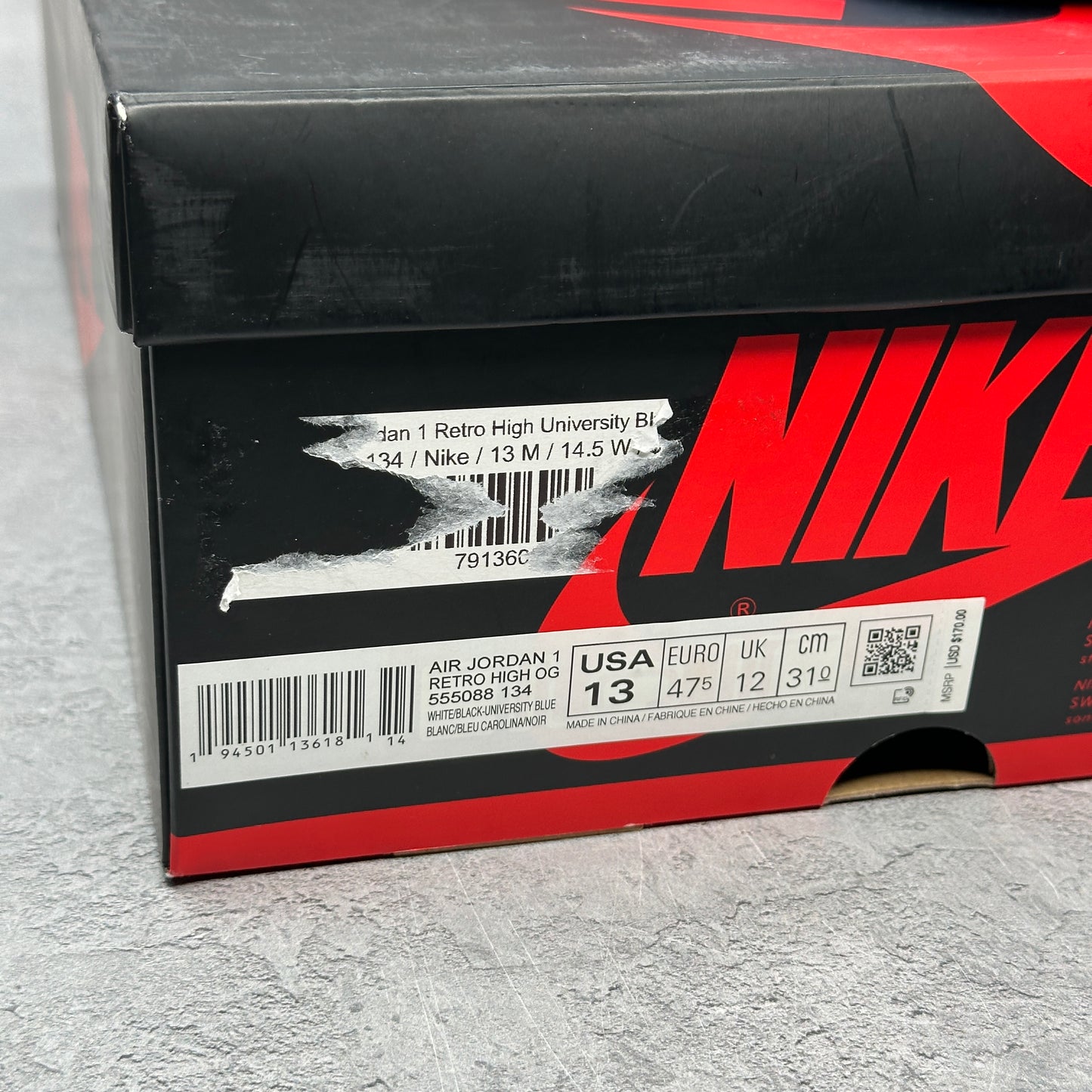 Jordan 1 Retro High OG University Blue