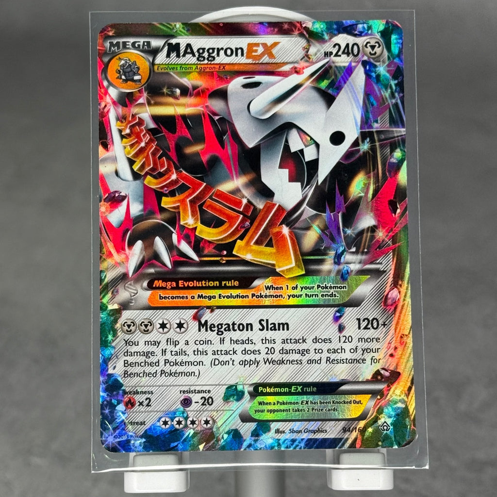 M Aggron EX 94/160 - XY - Primal Clash (PRC) - Kicks Collective PA - POKEMON - POKEMON SINGLES - Accessories - OS - Brand New - No Box