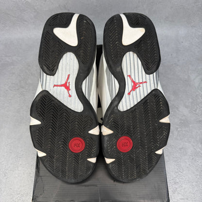 Jordan 14 Retro Black Toe (2014) *pre - owned* SIZE 8.5 - Kicks Collective PA - Jordan - 487471-102 - Men's Shoes - 8.5M/10W - Pre - Owned