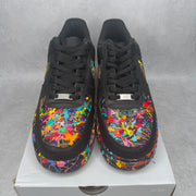 Nike Air Force 1 Low '07 Black Paint Splatter customs