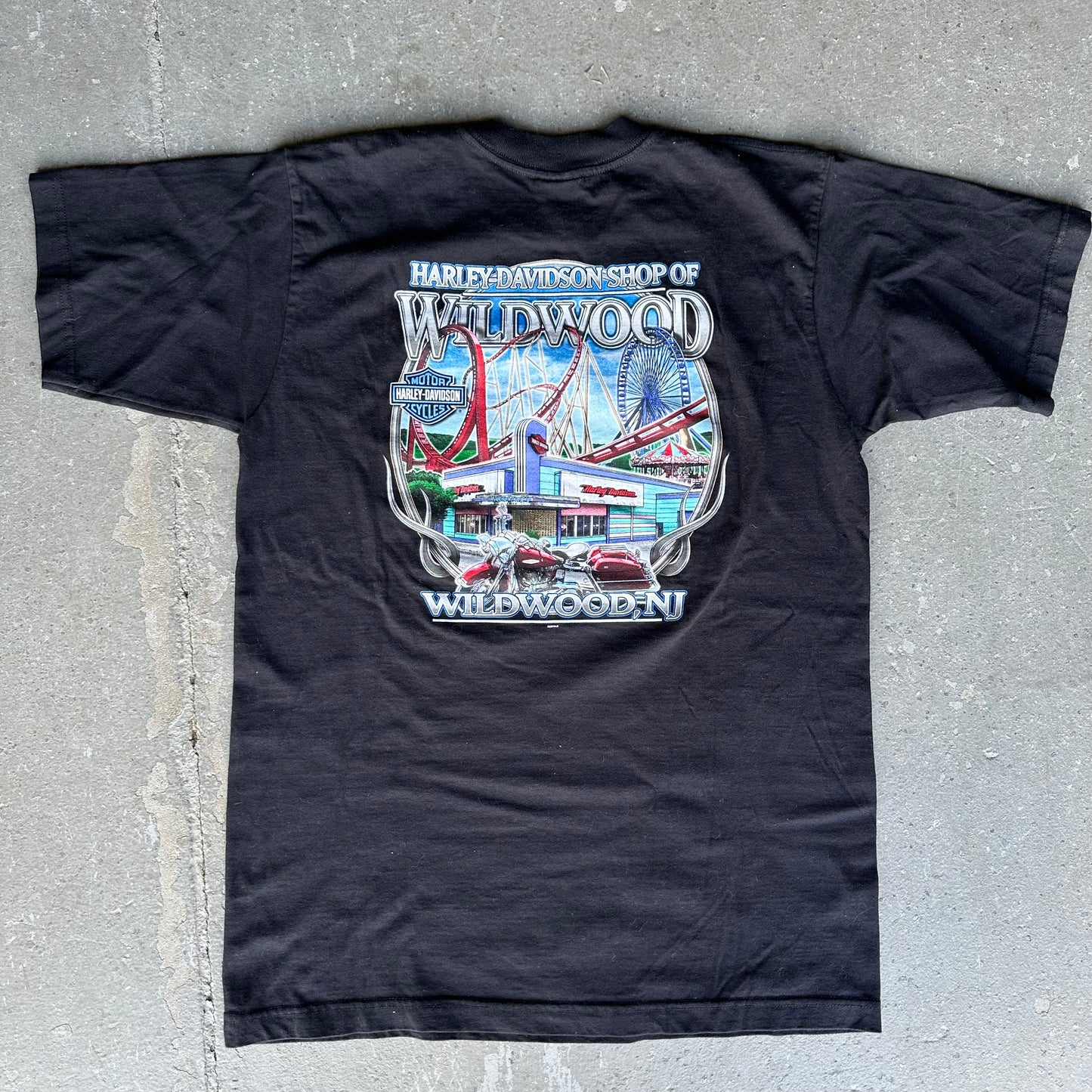 Vintage Harley Davidson Wildwood NJ Tee *pre-owned* (size Large)
