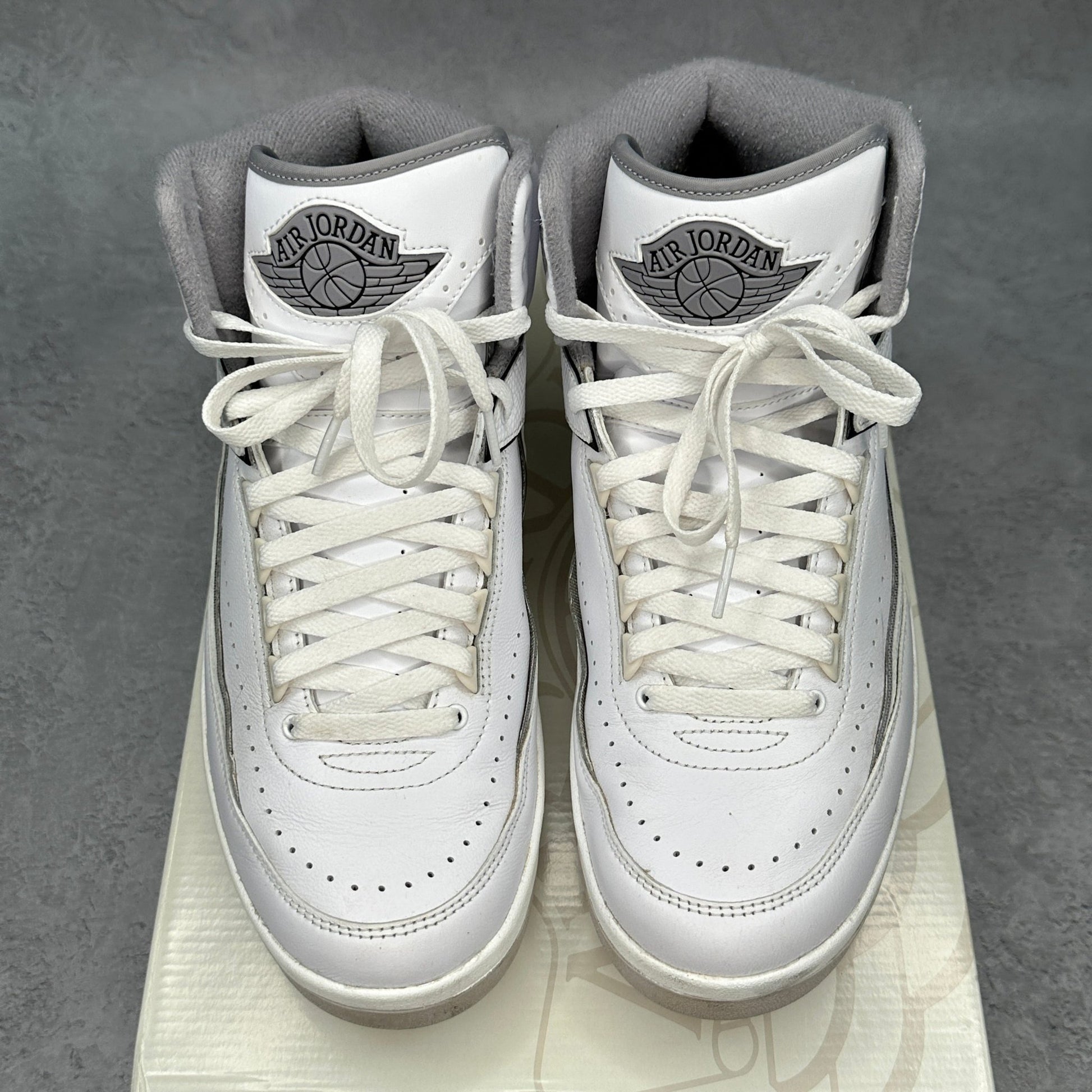 Jordan 2 Retro Cement Grey *pre - owned* SIZE 10 - Kicks Collective PA - Jordan - DR8884 - 100 - Men's Shoes - 10.5M/12W - Pre - Owned