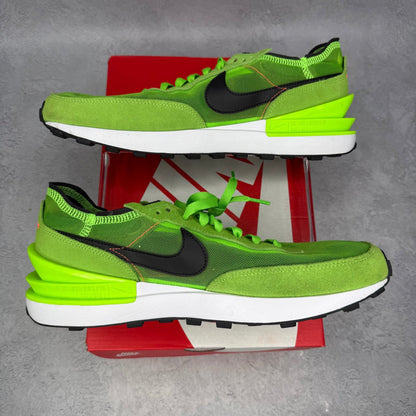 Nike Waffle One Electric Green *pre - owned* SIZE 11 - Kicks Collective PA - Nike - DA7995-300 - Men's Shoes - 11M/12.5W - Pre - Owned