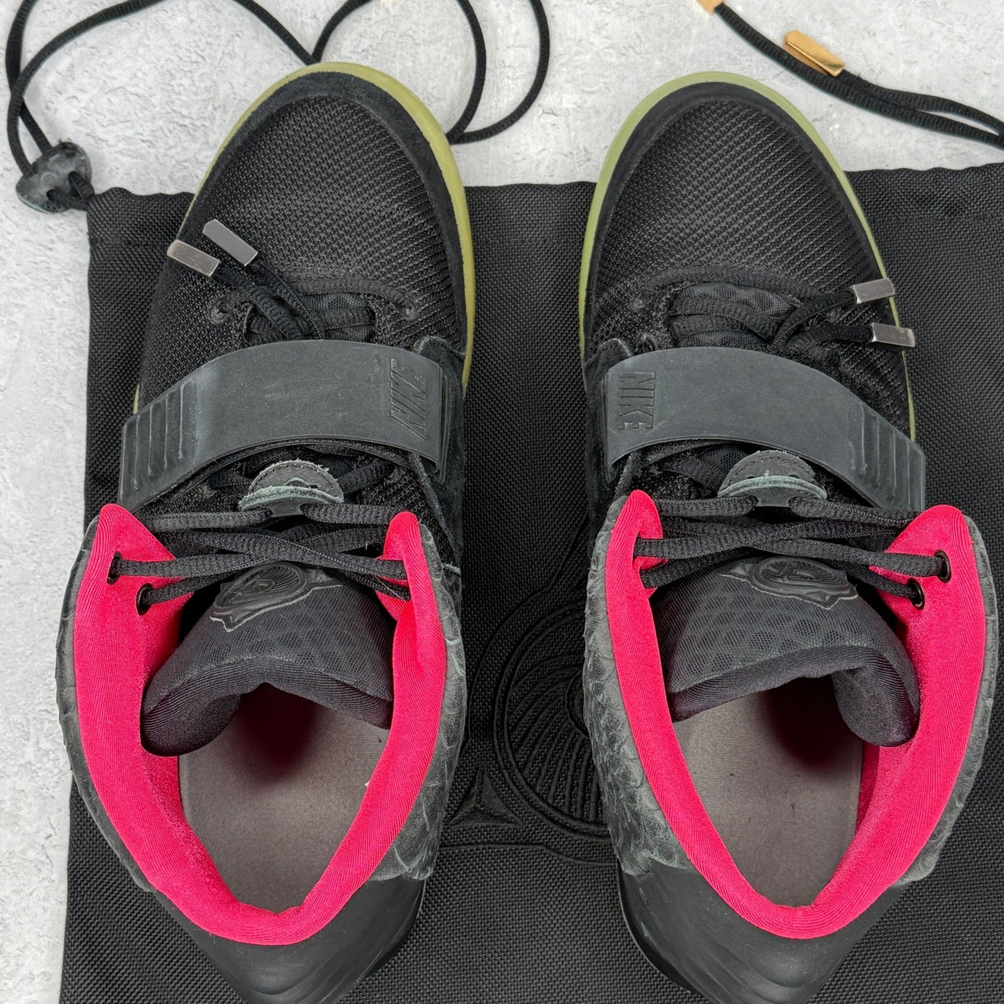 Nike Air Yeezy 2 Solar Red *pre - owned* SIZE 12 - Kicks Collective PA - Nike - 508214-006 - Men's Shoes - 12M/13.5W - Pre - Owned - No Box