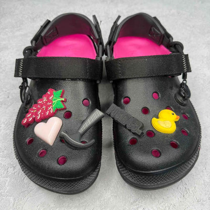 Crocs Duet Max 2 Clog Post Malone Black *pre-owned* SIZE 5