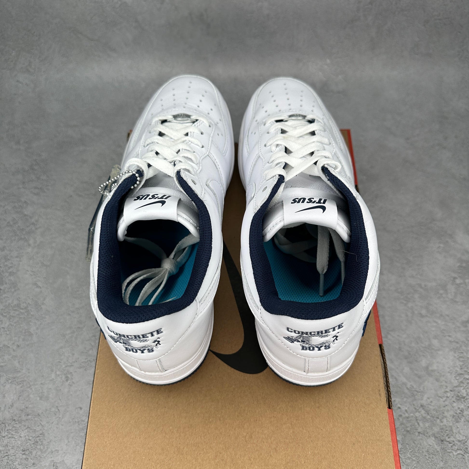 Nike Air Force 1 Low Lil Yachty Concrete Boys It's Us VNDS *pre-owned* SIZE 9.5