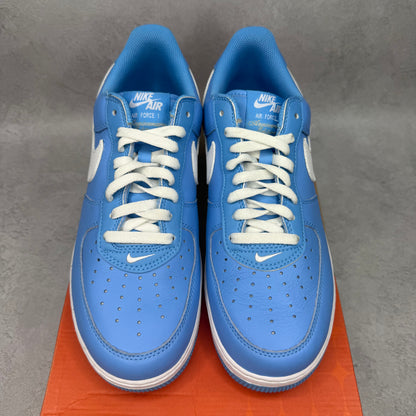 Nike Air Force 1 Low '07 Retro Color of the Month University Blue *pre-owned* SIZE 10.5