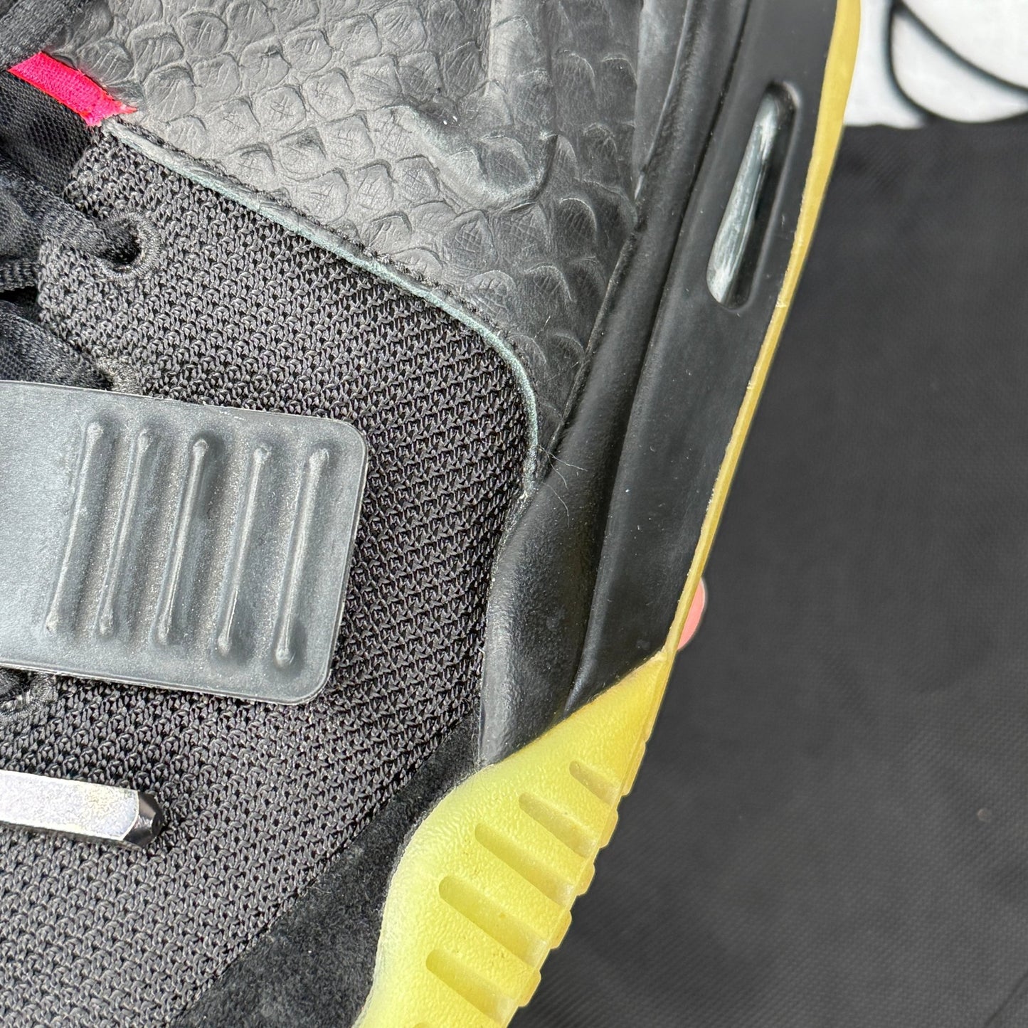 Nike Air Yeezy 2 Solar Red *pre - owned* SIZE 12 - Kicks Collective PA - Nike - 508214-006 - Men's Shoes - 12M/13.5W - Pre - Owned - No Box