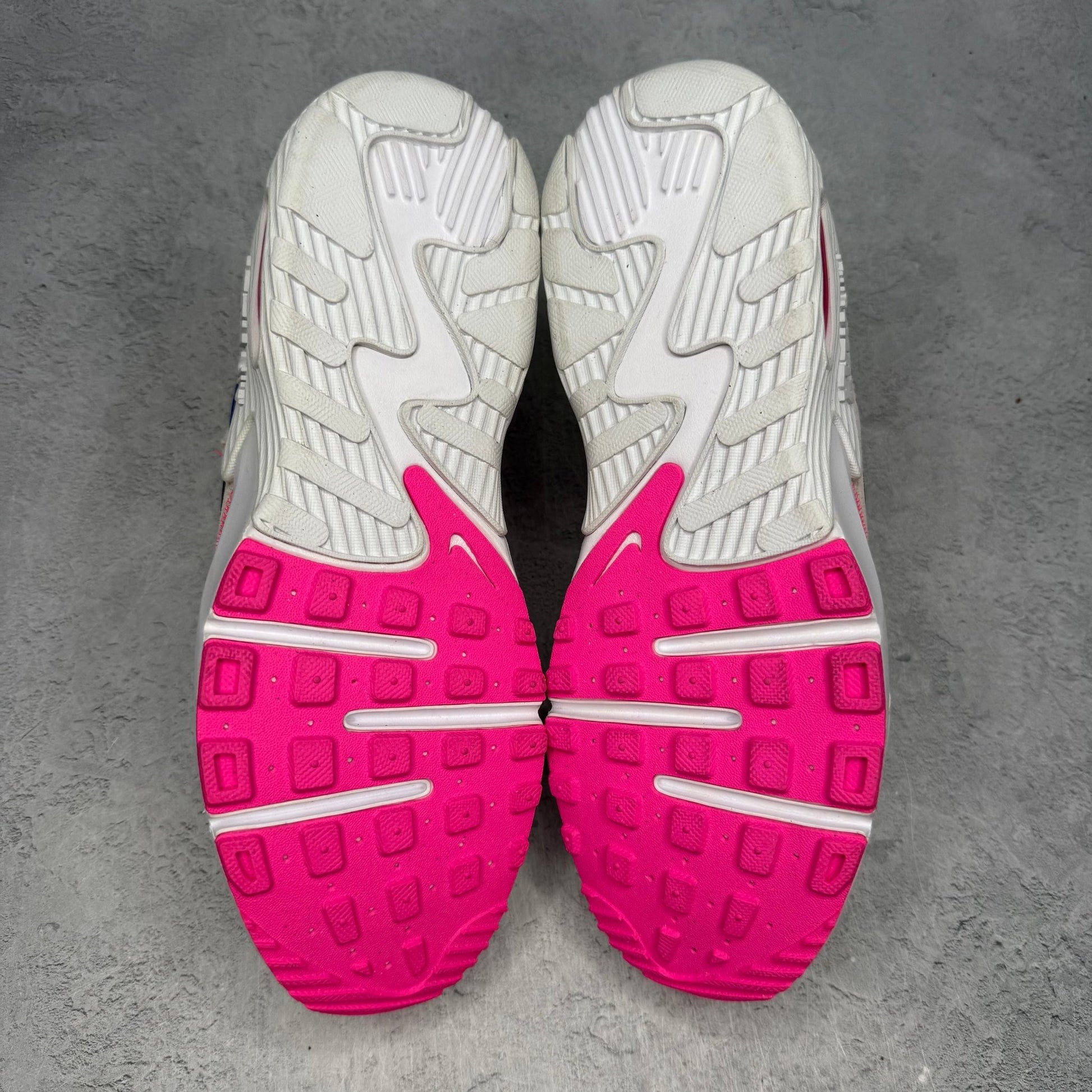 Nike Air Max Excee White Indigo Burst Volt Bright Crimson *pre - owned* SIZE 10W - Kicks Collective PA - Nike - DD2955-100 - Men's Shoes - 10W - Pre - Owned - No Box