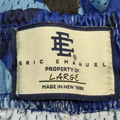 Eric Emanuel EE Basic Short Blue/Black Camo *pre-owned* SIZE LARGE