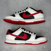 Nike Dunk Low Retro White Black University Red *pre-owned* SIZE 10