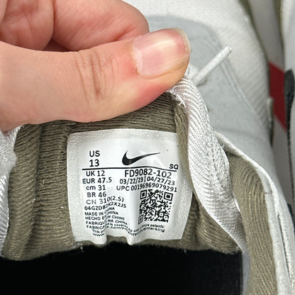 Nike Air Max 1 White Black Medium Olive *pre-owned* SIZE 13