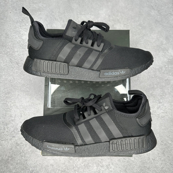 adidas NMD R1 Triple Black *pre - owned* SIZE 13 - Kicks Collective PA - adidas - S31508 - Men's Shoes - 13M/14.5W - Pre - Owned - Replacement Box