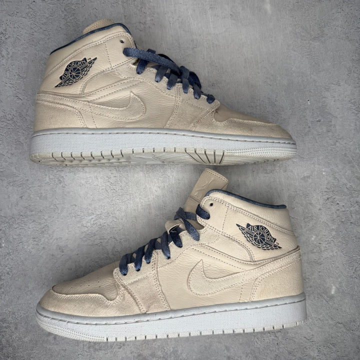 Jordan 1 Mid SE Sanddrift (Women's) pre-owned size 10.5W - Kicks Collective PA - Jordan - DM9126-104 - Women's Shoes - 9M/10.5W - Pre-Owned - No Box