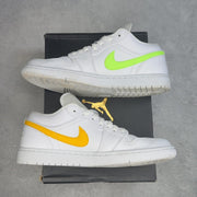 Jordan 1 Low White Multi-Color Swoosh 11 (Pre-Owned) - Kicks Collective PA - Jordan - CW7033-100-11-PO-1 - Pre-Owned Sneakers - 11