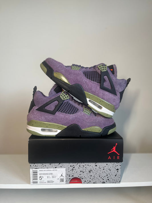 Air Jordan 4 Retro Canyon Purple (Womens) *pre-owned* (SIZE 5.5W)