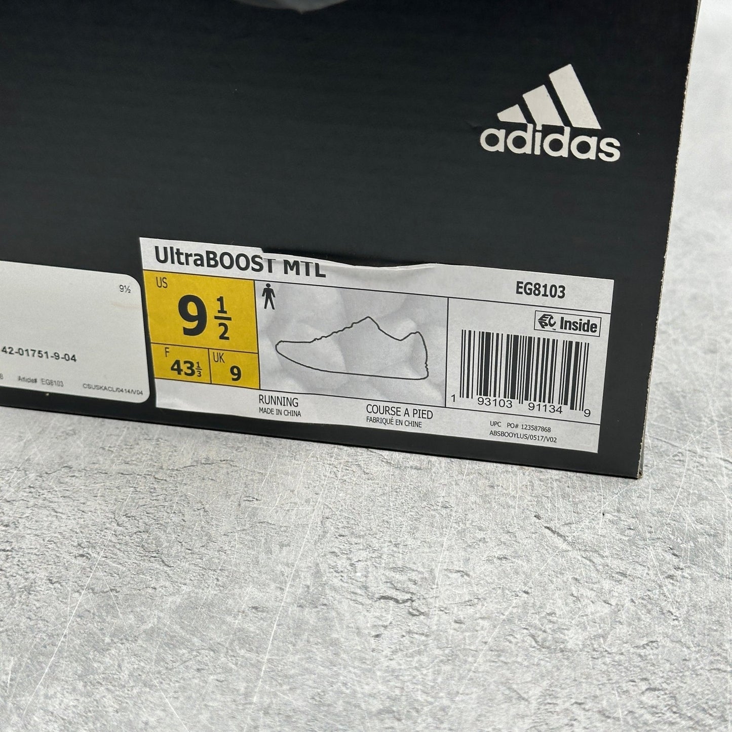 adidas Ultra Boost Grey Silver *pre - owned* SIZE 9.5 - Kicks Collective PA - adidas - EG8103 - Men's Shoes - 9.5M/11W - Pre - Owned