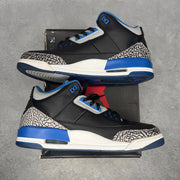 Jordan 3 Retro Sport Blue *pre-owned* SIZE 15