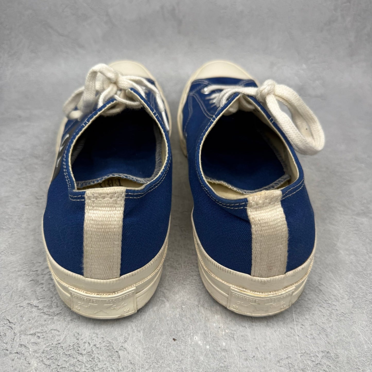 Converse Chuck Taylor All Star 70 Ox Comme des Garcons PLAY Blue Quartz *pre - owned* SIZE 12 - Kicks Collective PA - Converse - 171848C/A08798C - Men's Shoes - 12M/13.5W - Pre - Owned - No Box