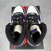 Jordan 1 Retro High Court Purple White *pre-owned* SIZE 9.5 - Kicks Collective PA - Jordan - 555088-500 - Men's Shoes - 9.5M/11W - Pre-Owned