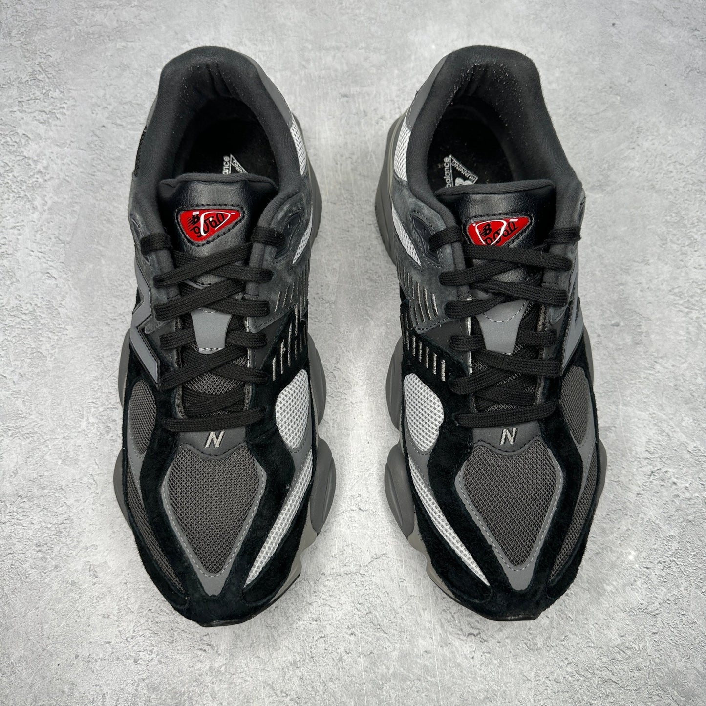 New Balance 9060 Black Castlerock Grey *pre - owned* SIZE 11.5 - Kicks Collective PA - New Balance - U9060BLK - Men's Shoes - 11.5M/13W - Pre - Owned - No Box