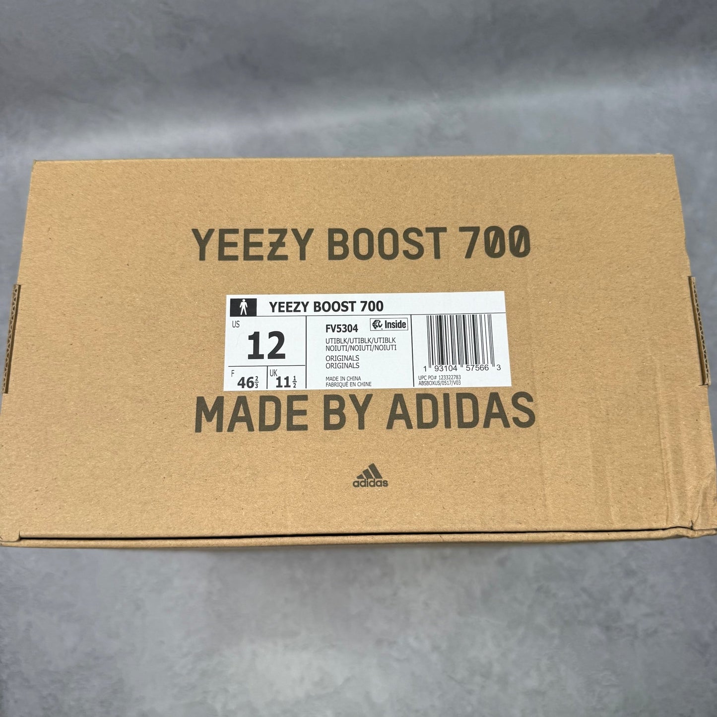 adidas Yeezy Boost 700 Utility Black *pre - owned* SIZE 12 - Kicks Collective PA - adidas - FV5304 - Men's Shoes - 12M/13.5W - Pre - Owned