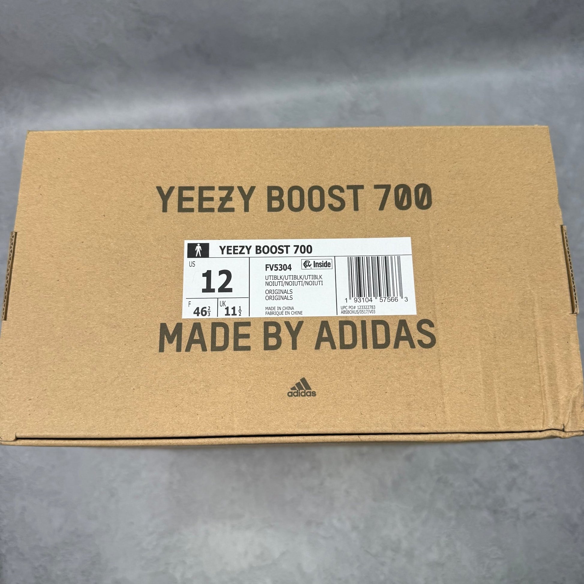 adidas Yeezy Boost 700 Utility Black *pre - owned* SIZE 12 - Kicks Collective PA - adidas - FV5304 - Men's Shoes - 12M/13.5W - Pre - Owned