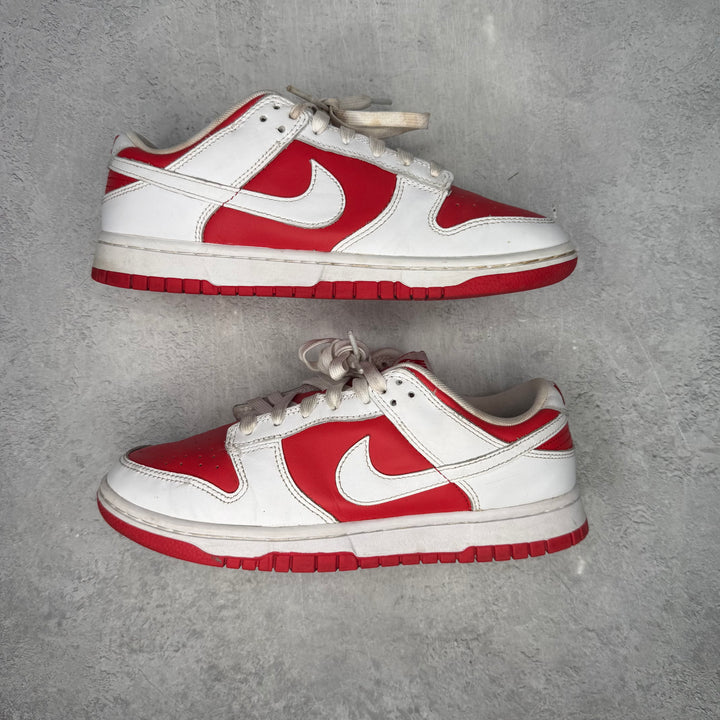 Nike Dunk Low Championship Red *pre-owned* SIZE 8