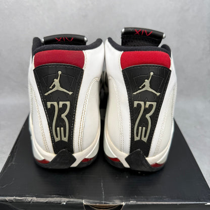 Jordan 14 Retro Black Toe (2014) *pre - owned* SIZE 8.5 - Kicks Collective PA - Jordan - 487471-102 - Men's Shoes - 8.5M/10W - Pre - Owned