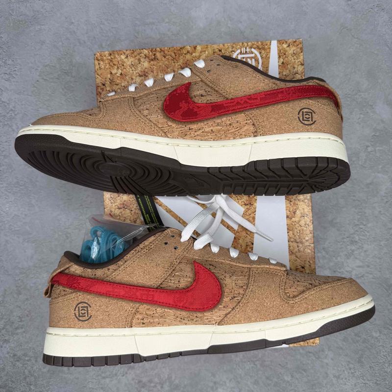 Nike Dunk Low SP CLOT Cork - Kicks Collective PA - Nike - FN0317 - 121 - Men's Shoes - 12M/13.5W - Brand New