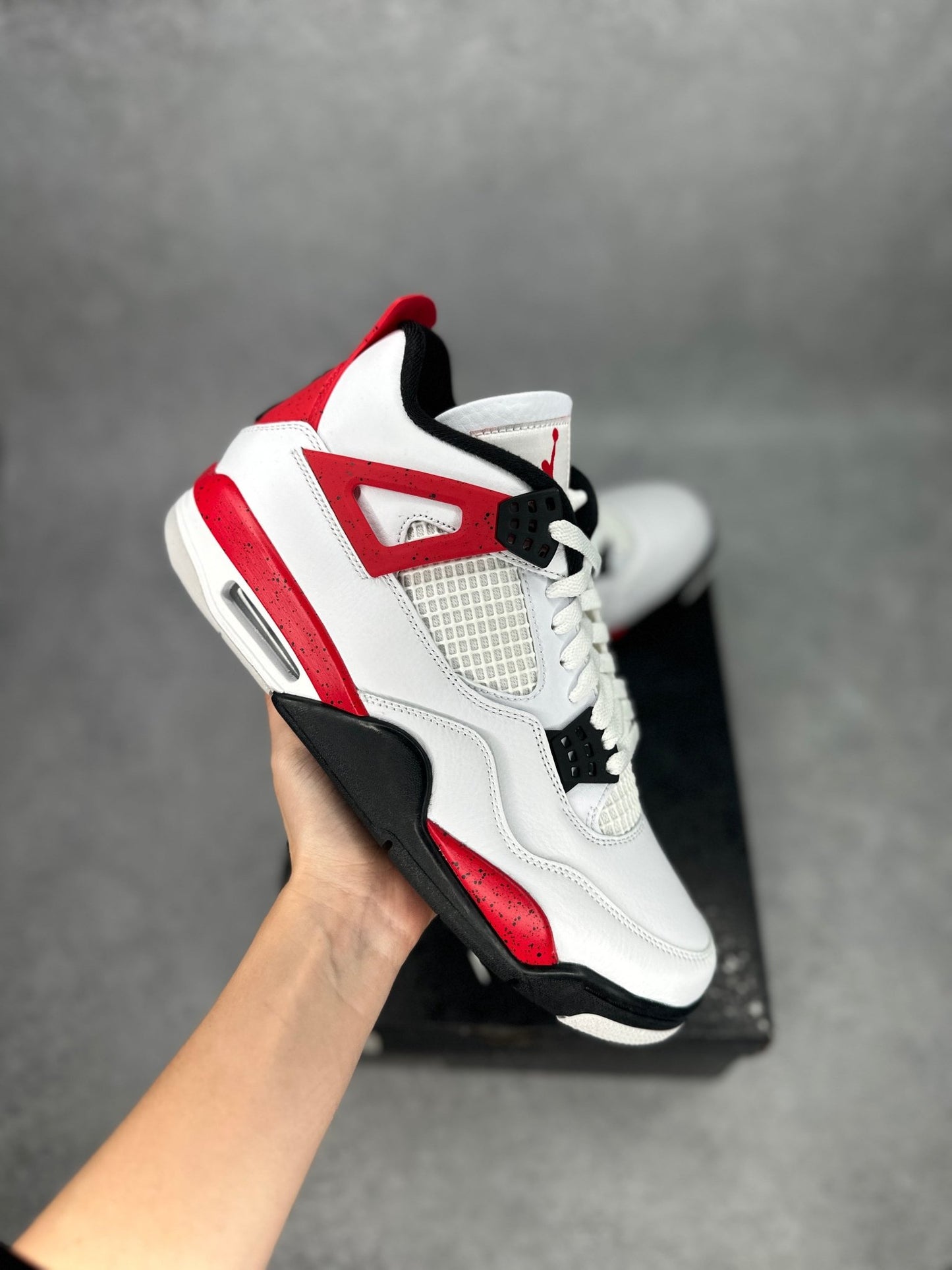 Jordan 4 Retro Red Cement - Kicks Collective PA - Jordan - DH6927 - 161 - Men's Shoes - 9.5M/11W - Brand New