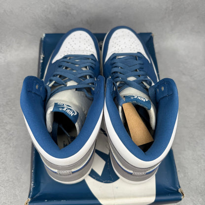 Jordan 1 Retro High OG True Blue *pre - owned* SIZE 12 - Kicks Collective PA - Jordan - DZ5485-410 - Men's Shoes - 12M/13.5W - Pre - Owned - Original Box (Damaged)