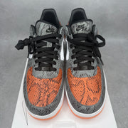 Nike Air Force 1 Nike By You Snakeskin Orange Black