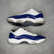 Jordan 11 Retro Low White Concord (Women's) *pre-owned* SIZE 12