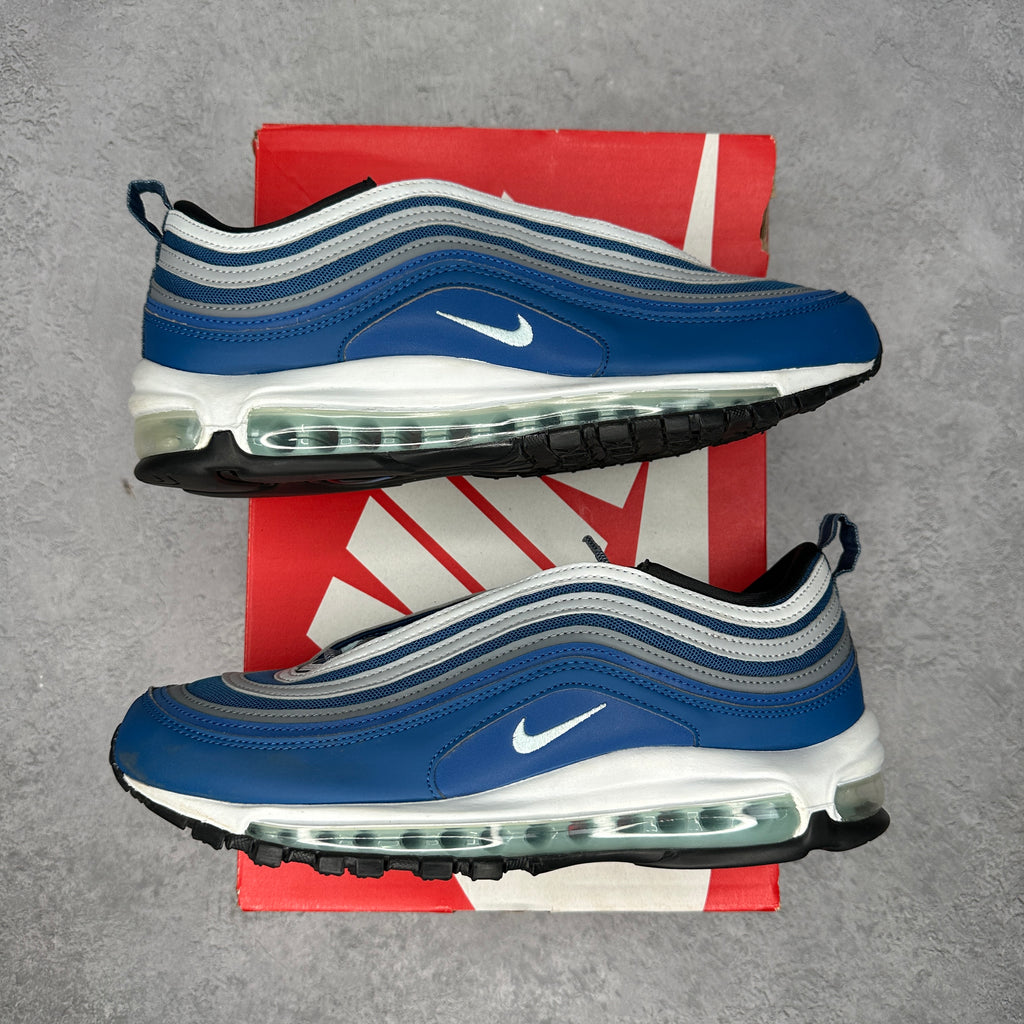 Nike Air Max 97 Court Blue Pure Platinum *pre-owned* SIZE 10