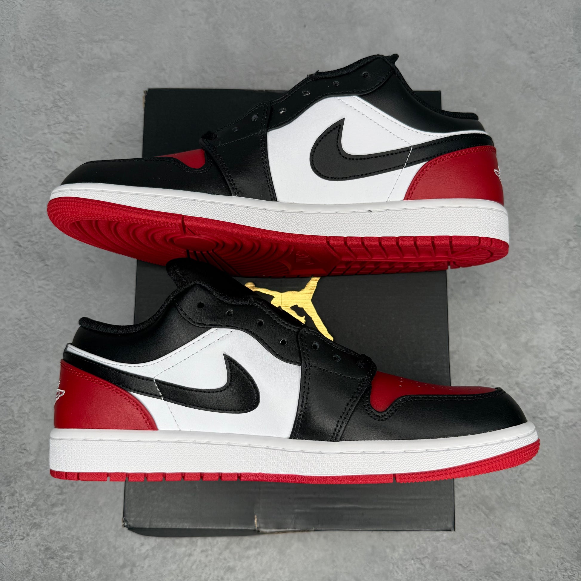 Jordan 1 Low Bred Toe 2.0